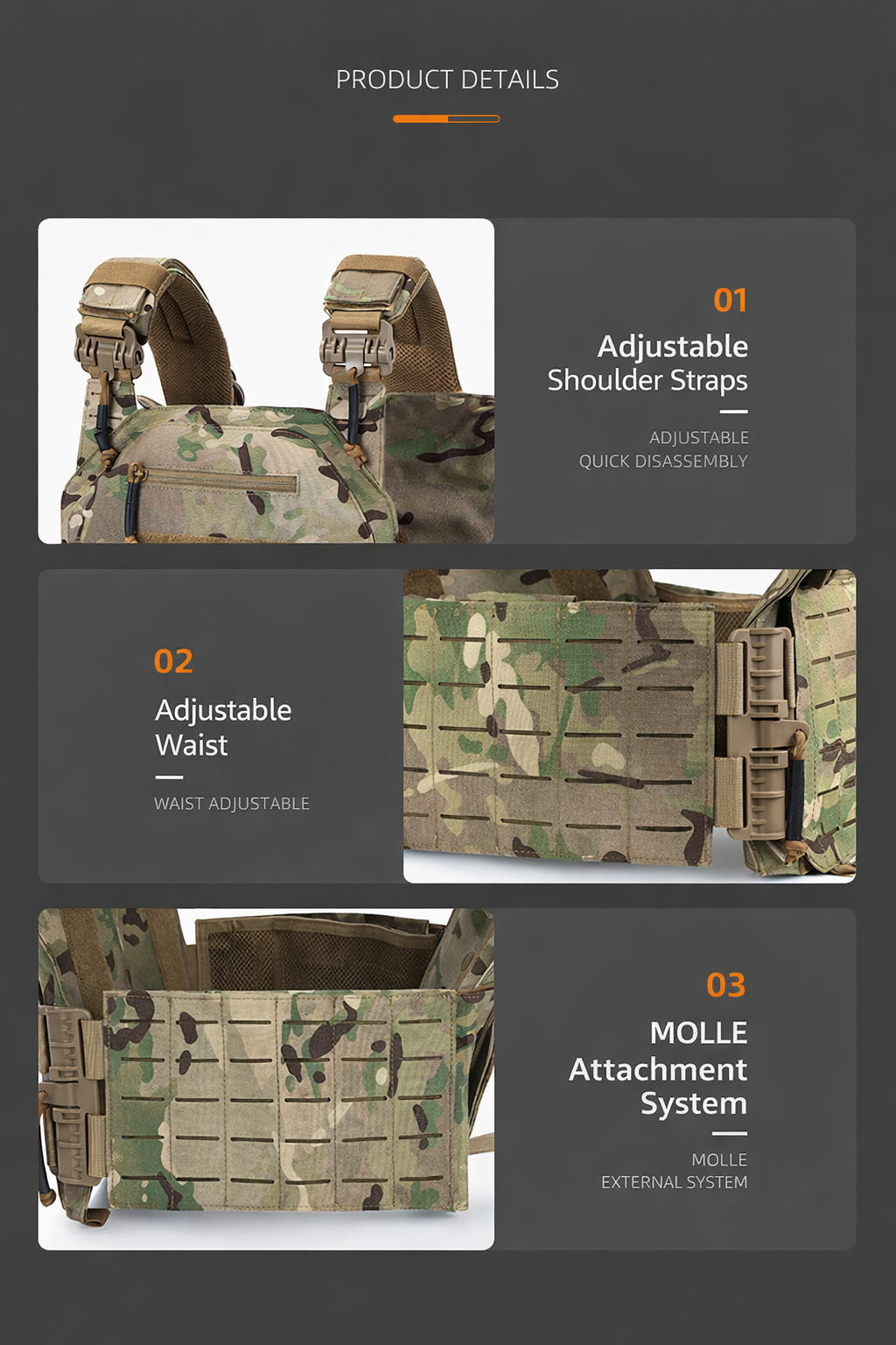 Camouflage Tactical Vest