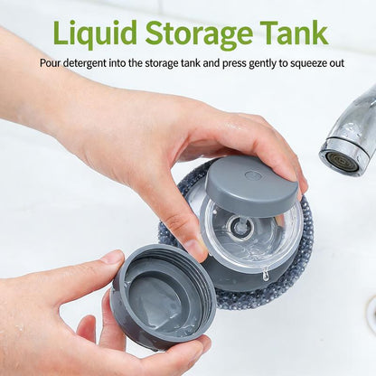 ✨ Automatic Liquid Filling Comfort Handle Soap Dispense Palm Brush