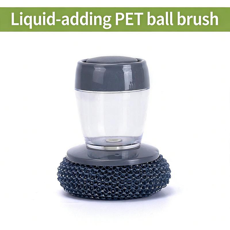 ✨ Automatic Liquid Filling Comfort Handle Soap Dispense Palm Brush