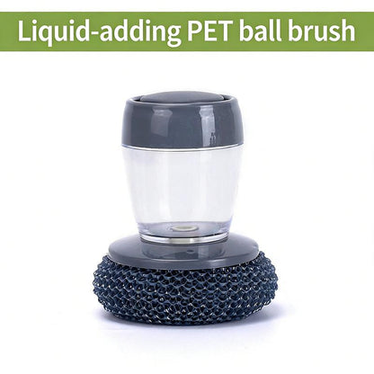 ✨ Automatic Liquid Filling Comfort Handle Soap Dispense Palm Brush
