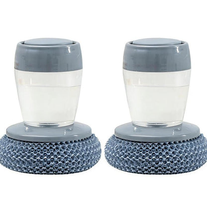 ✨ Automatic Liquid Filling Comfort Handle Soap Dispense Palm Brush