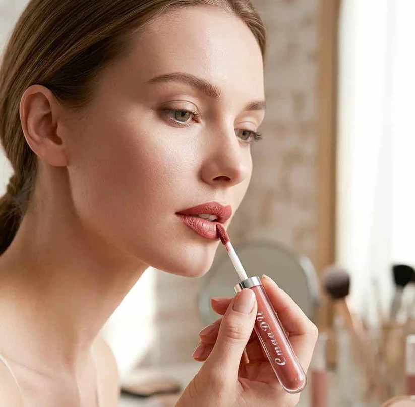 10-Piece Matte Waterproof Lip Gloss Set – Bold Color, All-Day Stay Big Sale