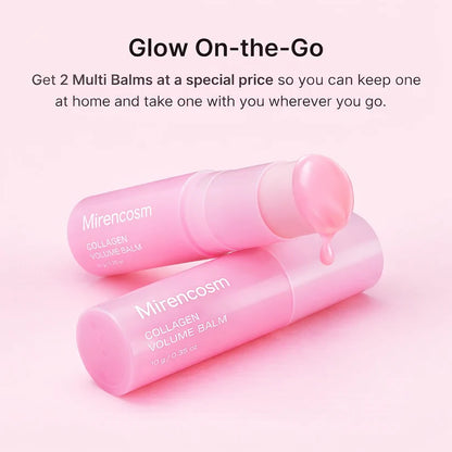⏰Buy one and get one free Pink Collagen Volume Multi Balm & Pink Collagen Volume Eye Mask