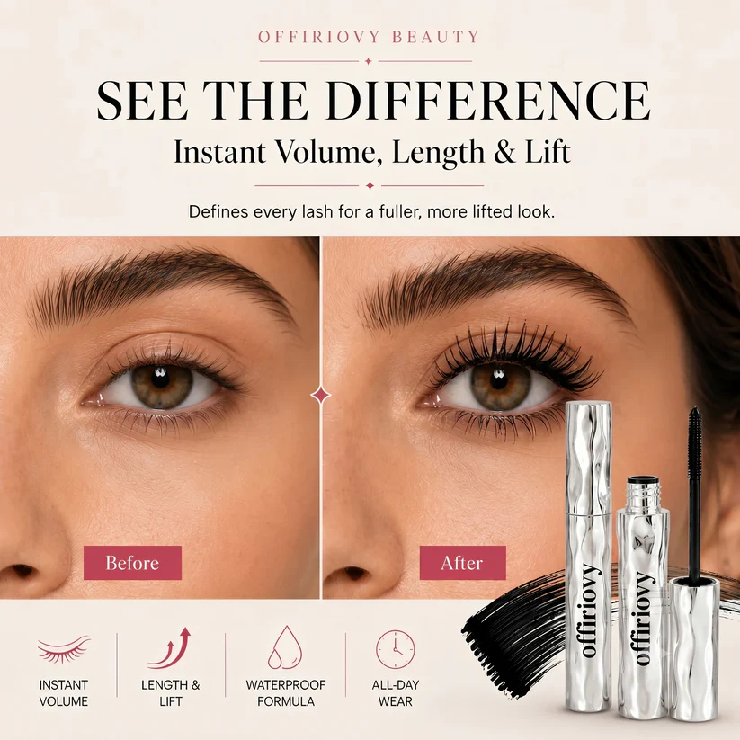 LAST DAY - BUY 1 GET 1 FREE💜Waterproof Curling & Lengthening Mascara