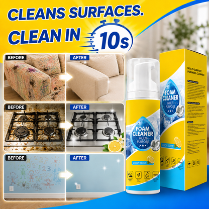 🔥Last Day 50% OFF🔥 Foam No-Rinse Cleaner — Spray, Wipe & Done Big Sale