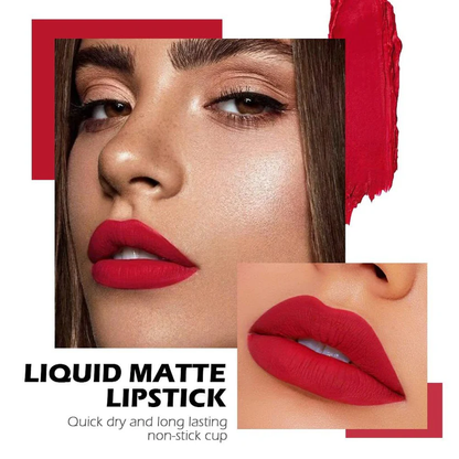 10-Piece Matte Waterproof Lip Gloss Set – Bold Color, All-Day Stay Big Sale